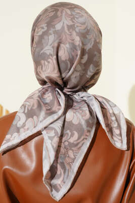 Nostaljik Motifli Eşarp Taş - Başörtüsü