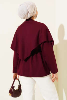 Omuz Şallı Loyşa Tunik Bordo - 500-700 TL Ürünler