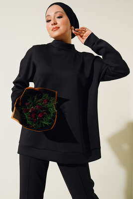 Omzu Çıtçıtlı Scuba İkili Takım Siyah - İKİLİ TAKIM