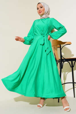 Önü Bağlamalı Elbise Benetton 