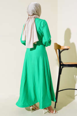 Önü Bağlamalı Elbise Benetton - Tesettür Elbise