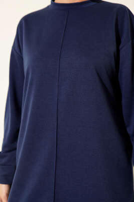 Önü Çımalı Basic İkili Takım Lacivert - İkili Takım