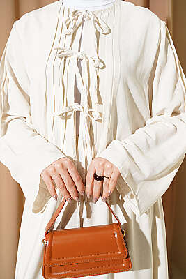 Önü Pileli Bağcıklı Etekli Takım Taş - İkili Takım