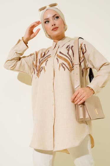 Önü Pullu Gömlek Bisküvi - Gömlek