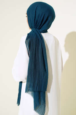 Organik Bambu Kraş Şal Petrol Yeşili -35 - Yılın Fırsatı