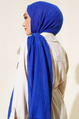 Organik Bambu Kraş Şal Saks -20 - Başörtüsü