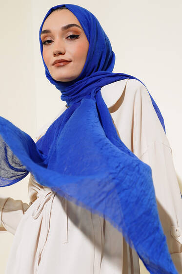 Organik Bambu Kraş Şal Saks - Başörtüsü