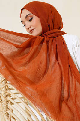 Organik Bambu Kraş Şal Taba -98 