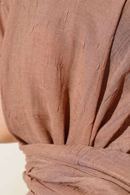 Organik Bambu Kraş Şal Vizon -50 - Yılın Fırsatı