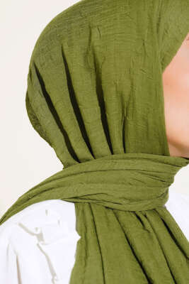 Organik Bambu Kraş Şal Yeşil - Yılın Fırsatı