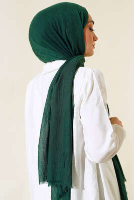 Organik Bambu Kraş Şal Zümrüt - Yılın Fırsatı