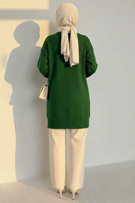 Örgü Kabartmalı Yumoş Triko Tunik Benetton - Tunik