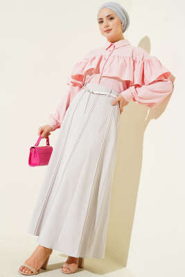 Örgü Kemerli Çımalı Etek Taş - Etek