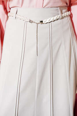 Örgü Kemerli Çımalı Etek Taş - Etek