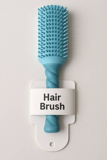 Örgü Kıvrımlı Tarak Mavi - Saç Aksesuarları