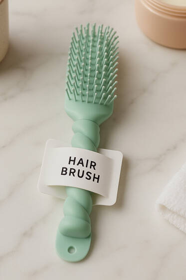 Örgü Kıvrımlı Tarak Yeşil - Saç Aksesuarları