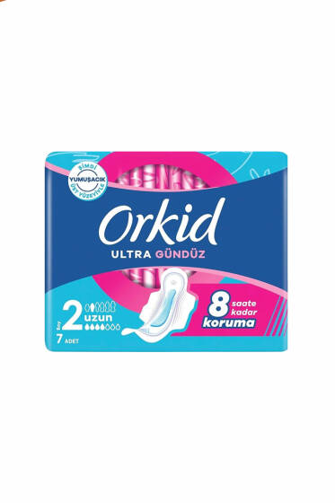 Orkid Ultra Gündüz Hijyenik Ped Boy 2 (Uzun) 7'li Paket - CİLT BAKIM&KOZMETİK