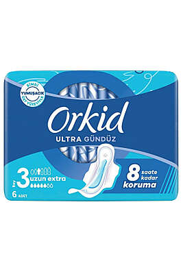 Orkid Ultra Gündüz Ped 6 Adet - ERSAN KOZMETİK