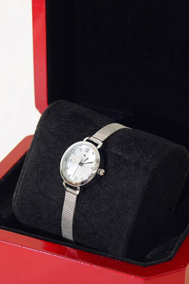 Örme Kordon Kadın Kol Saati Gümüş - Saat