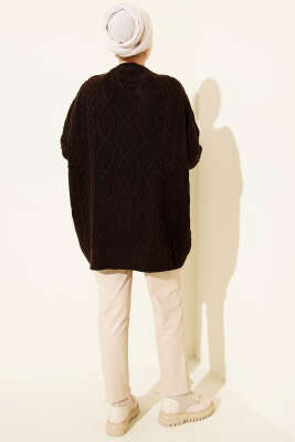 Örme Triko Kazak Acı Kahve - Triko Kazak