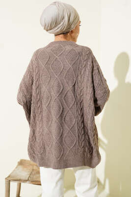 Örme Triko Kazak Vizon - Triko Kazak