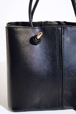 Orta Boy Çanta Siyah - Kol Çantası