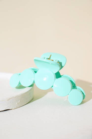 Oval Mandal Toka Su Yeşili - Toka