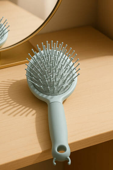 Oval Tarak Mavi - Saç Aksesuarları