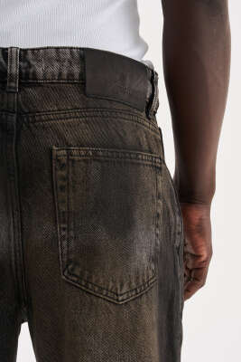 Oversiz Baloon Kot Erkek Pantolon Kahve - Erkek Pantolon