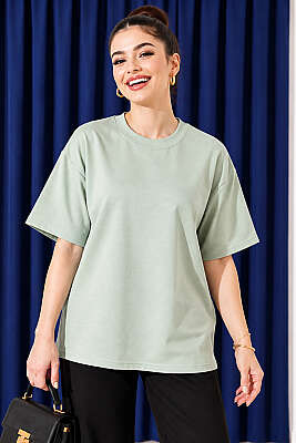 Oversize Basic T-shirt Mint 