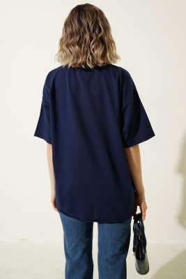 Oversize Basic T-shirt Parlement - Kadın Giyim Modelleri
