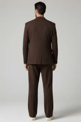 Oversize Erkek Takım Elbise Acı Kahve - Günün Seçilenleri