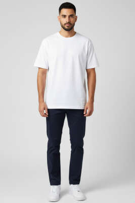 Oversize Erkek Tshirt Beyaz - Yılın Fırsatı