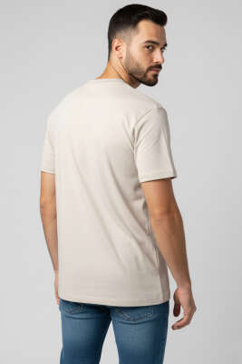 Oversize Erkek Tshirt Taş - Yılın Fırsatı