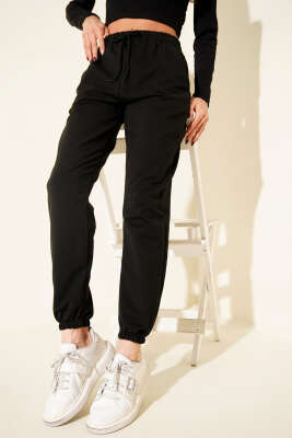 Paça Lastikli Cepli Jagger Pantolon Siyah - MURAT GİYİM
