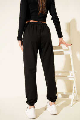 Paça Lastikli Cepli Jagger Pantolon Siyah - Günün Seçilenleri