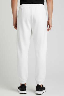 Paça Lastikli Erkek Eşofman Altı Ekru - Yeni Erkek Giyim