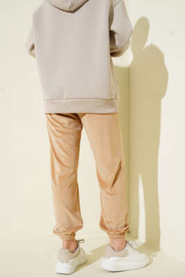 Paça Lastikli Kadife Jogger Pantolon Camel - 100-300 TL Ürünler