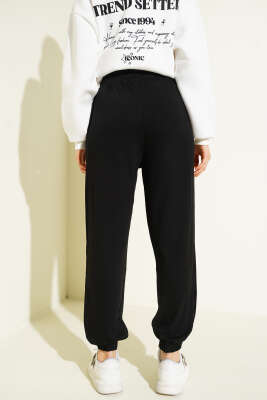Paça Lastikli Loyşa Jogger Pantolon Siyah - Kadın Giyim Modelleri