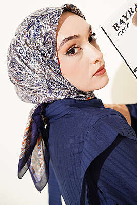 Paisley Desen Elegance Eşarp Parlement - Başörtüsü