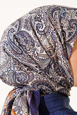 Paisley Desen Elegance Eşarp Parlement - Başörtüsü