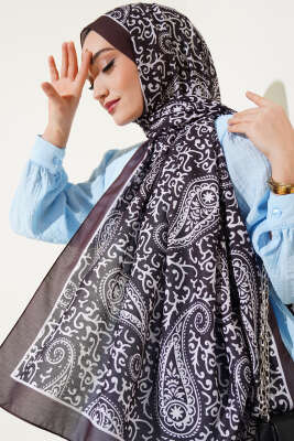 Paisley Desenli Soft Şal Nefti - Başörtüsü