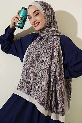 Paisley Kraş Modal Şal Taş - MODA KAŞMİR