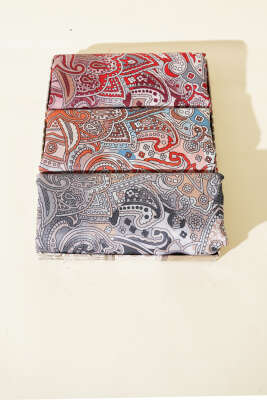 Paisley Motifli 3'lü Şal Seti Asorti 1 - Desenli Şal Seti