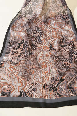 Paisley Motifli 3'lü Şal Seti Asorti 2 - Desenli Şal Seti