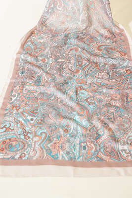 Paisley Motifli 3'lü Şal Seti Asorti 2 - Desenli Şal Seti