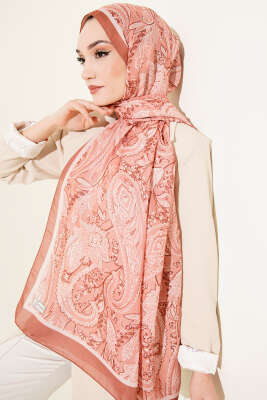 Paisley Motifli Soft Şal Camel - Yılın Fırsatı