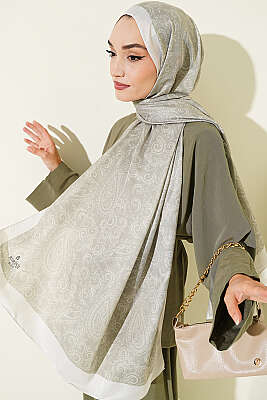 Paisley Motifli Soft Şal Nefti - ASSE BONE
