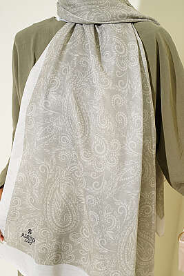 Paisley Motifli Soft Şal Nefti - Başörtüsü