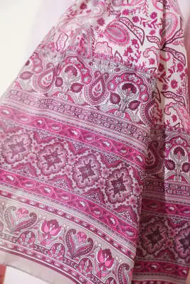 Paisley Rüyası Serisi Şal Vizon - Başörtüsü